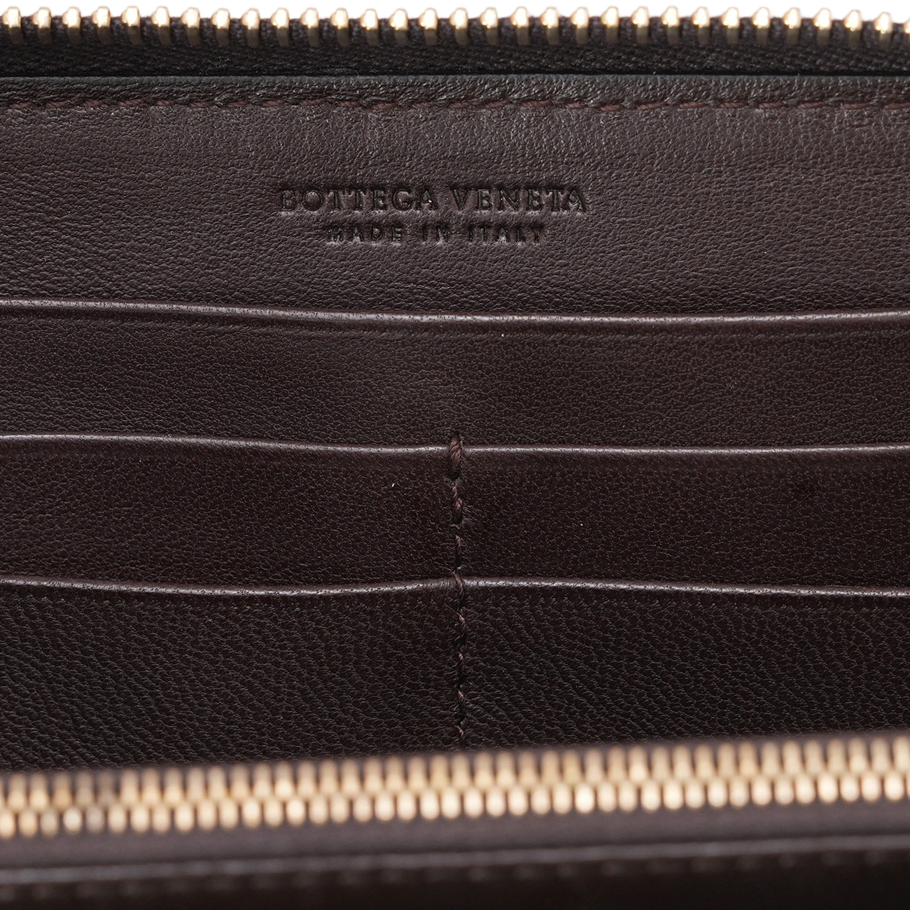 BOTTEGA VENETA(USED)보테가베네타 인트레치아토 지퍼 장지갑